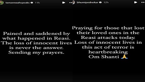 Celebs posts on terror attack in Reasi